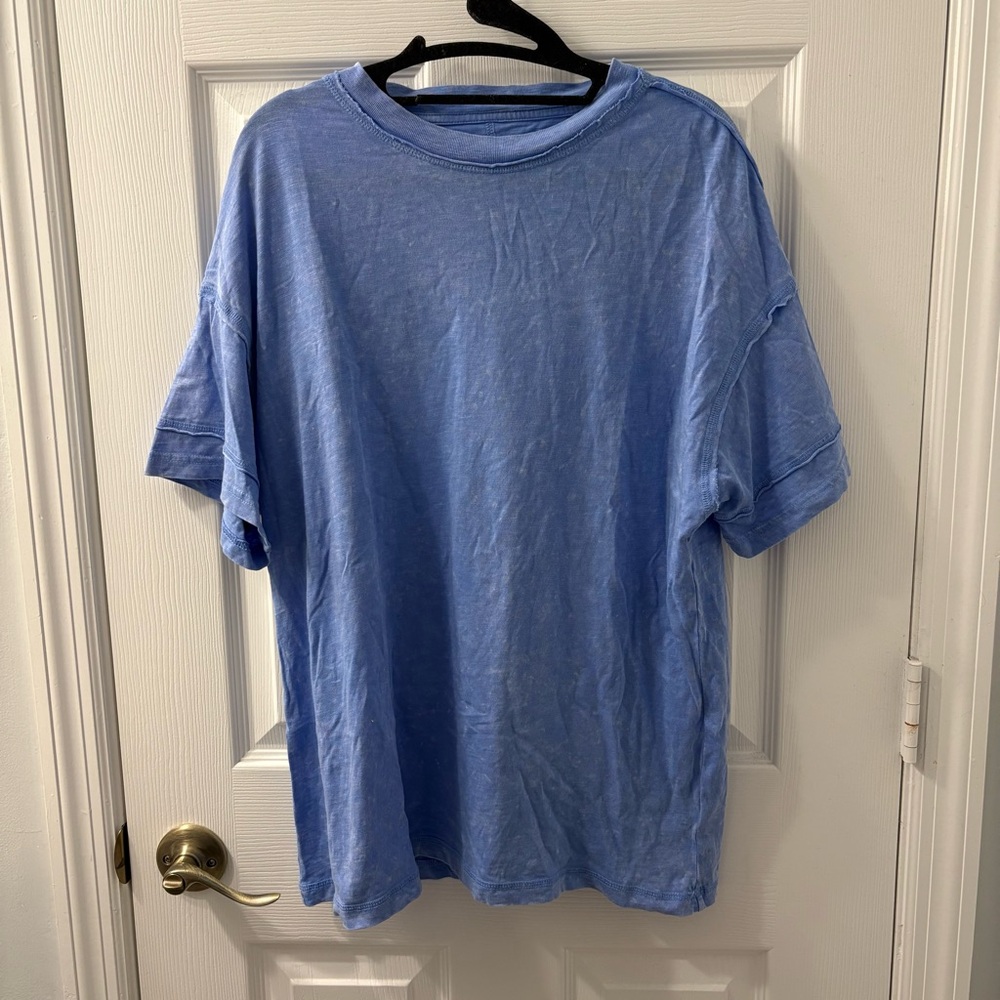 Aerie Soft Blue Oversized T-Shirt – Size XS / TP - Item 0082